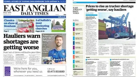 East Anglian Daily Times – August 16, 2021