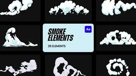 Smoke Cartoon VFX for After Effects 36157772