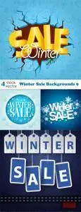 Vectors - Winter Sale Backgrounds 9