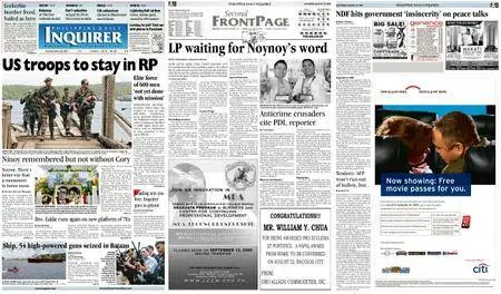 Philippine Daily Inquirer – August 22, 2009