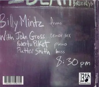 Billy Mintz - Mintz Quartet (2013) {Thirteenth Note TNR005}