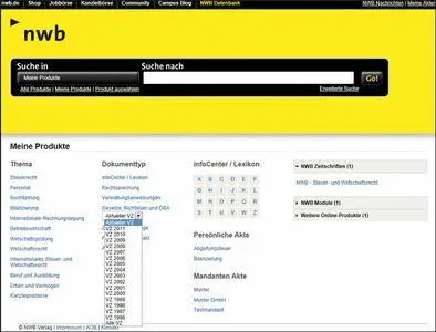 NWB Datenbank Stand April 2016 German ISO