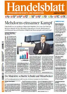 Das Handelsblatt - Donnerstag, 6 Juni 2013