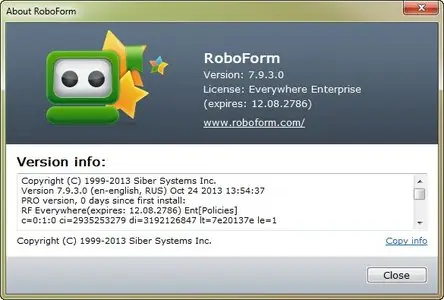 AI RoboForm Enterprise 7.9.3.0