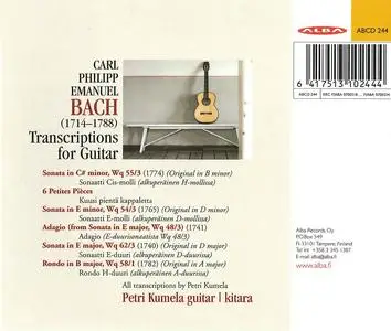 Petri Kumela - Carl Philipp Emanuel Bach: Transcriptions for Guitar (2007)