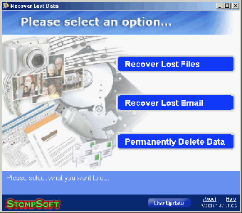 Recover Lost Data ver.3.1.1.9C