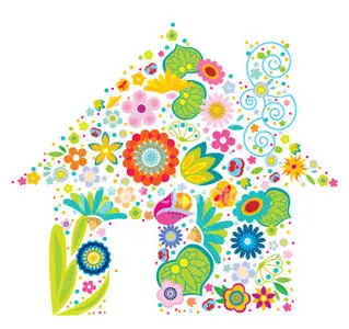 Vector house pattern