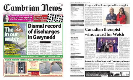 Cambrian News Arfon & Dwyfor – 03 November 2022
