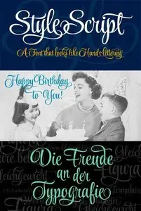 Style Script Font Family
