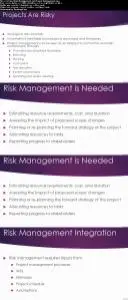 Master Project Risk Management - 5 PDUs