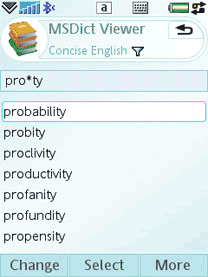 Oxford Concise English Dictionary UIQ3 + Reader