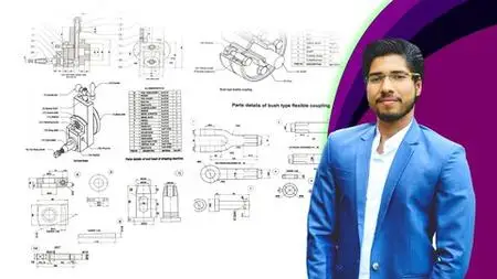Autocad 80+ Drawings & Practice Course For Mechanical