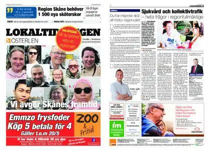 Lokaltidningen Österlen – 12 maj 2018