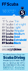 FF Scuba Font Family