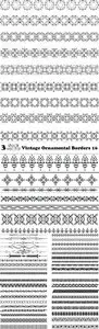 Vectors - Vintage Ornamental Borders 16