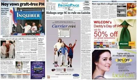 Philippine Daily Inquirer – June 13, 2011