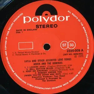  Derek & The Dominos ‎– Layla And Other Assorted Love Songs {UK} Vinyl Rip 24/96