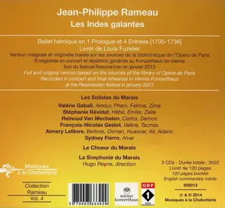 Hugo Reyne, La Simphonie du Marais - Jean-Philippe Rameau: Les Indes galantes (2014)