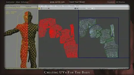 EAT3D: Low-Res Character Production - Constructing A Character For Next-Gen Games [repost]