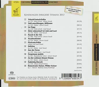 Matthias Georg Kendlinger - Kendlinger dirigiert Strauß 2013 (2013) {Hybrid-SACD // ISO & HiRes FLAC} 