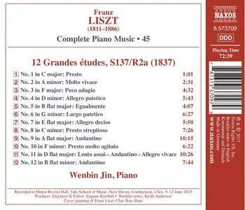 Wenbin Jin - Liszt: 12 Grandes études (2017)