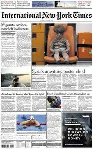 International New York Times - 19 August 2016