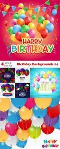 Vectors - Birthday Backgrounds 14