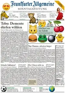 Frankfurter Allgemeine Zeitung am Sonntag, 25. Mai 2014