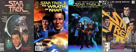 Star Trek: TOS Comic Book Adaptations #1-6 Complete + Star Trek: Generations and Star Trek: First Contact