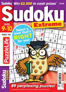 PuzzleLife Sudoku Extreme - February 2025