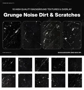 EE - 10 Grunge Noise Dirt & Scratches Texture LWMPLD8