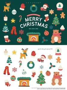 Christmas Hand drawn Illustrations