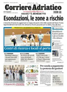Corriere Adriatico Ascoli - 8 Agosto 2025