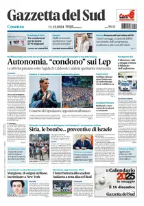 Gazzetta del Sud Cosenza - 11 Dicembre 2024