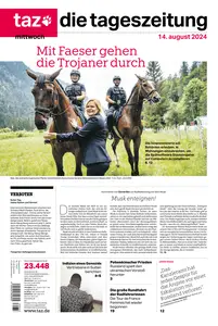 taz die tageszeitung  - 14 August 2024