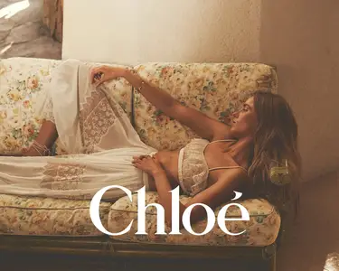 Rianne Van Rompaey by Chemena Kamali for The Chloé Summer 2025 Campaign