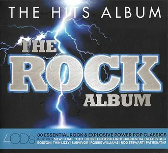 VA - The Hits Album: The Rock Album (4CD, 2019)