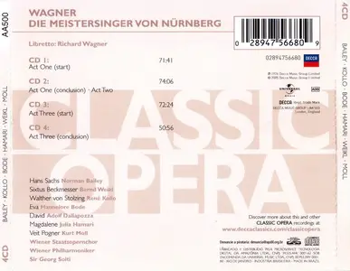 Georg Solti, Wiener Philharmoniker - Richard Wagner: Die Meistersinger von Nürnberg (2005)