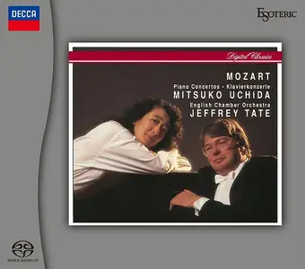 Mitsuko Uchida, English Chamber Orchestra, Jeffrey Tate  - Mozart [6 Piano Concertos] [3 SACDs] (1985-1990/2023)