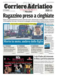 Corriere Adriatico Pesaro - 17 Agosto 2025