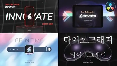 Devices Typography for DaVinci Resolve 6K4UWJ6
