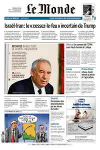 Le Monde du Mercredi 25 Juin 2025