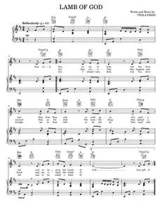 Lamb of god - Twila Paris (Piano-Vocal-Guitar)