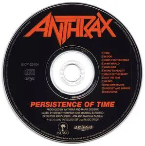 Anthrax - Persistence Of Time (1990)