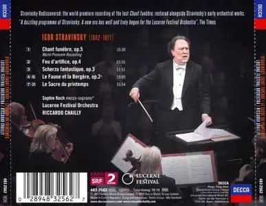 Lucerne Festival Orchestra, Riccardo Chailly - Stravinsky: Le sacre du printemps, Chant funèbre (2018)