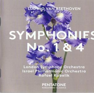 Rafael Kubelik, London SO & Israel PO - Beethoven: Symphonies 1 & 4 (1974-75) [Reissue 2017] SACD ISO + DSD64 + Hi-Res FLAC