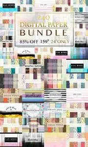CreativeMarket - Digital paper BUNDLE