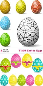 Vectors - Vivid Easter Eggs