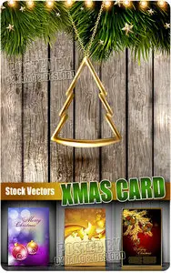 Xmas card 7 - Stock Vectors