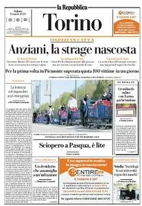 la Repubblica Torino - 11 Aprile 2020